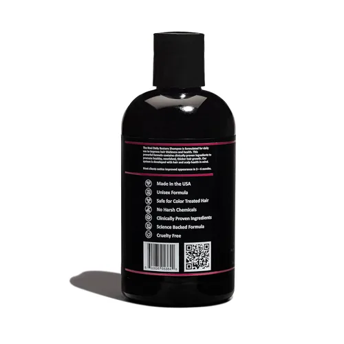 Vista 2 de Navi Champú para la pérdida de cabello para restaurar el crecimiento del cabello, champú bloqueador DHT para adelgazar el cabello con biotina