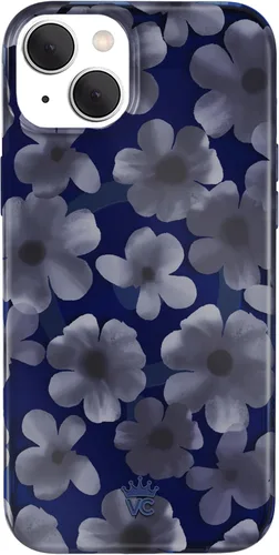 Vista 64 de VELVET CAVIAR Funda compatible con MagSafe para iPhone 15, probada en caídas de 10 pies, estampado de leopardo y amatista morada