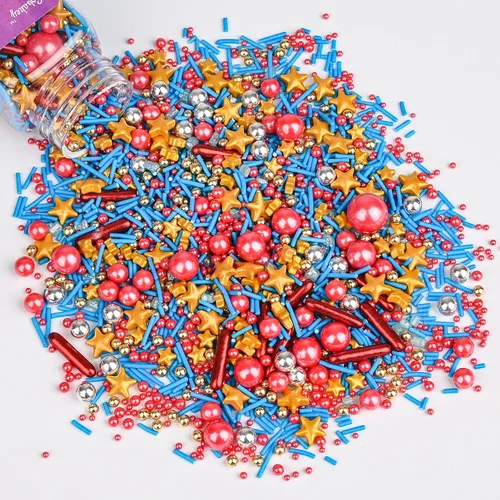 Vista 12 de Gránulos oculares para decoración de pasteles, chispas de perlas negras y rojas con murciélagos negros y dulces de globo ocular, perfectos