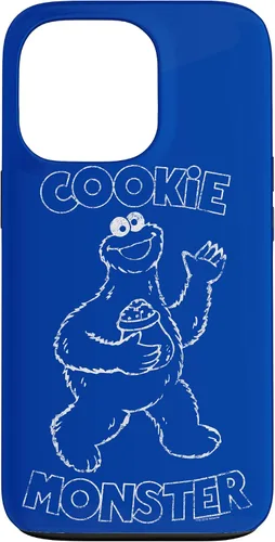 Vista 10 de Funda simple para iPhone 16 Sesame Street Cookie Monster