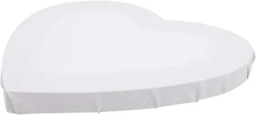 Vista 2 de Wakauto Pintura blanca Juego de pintura blanca Juego de pintura lienzo en forma de corazón Dibujo en blanco Tableros de lienzo estirado
