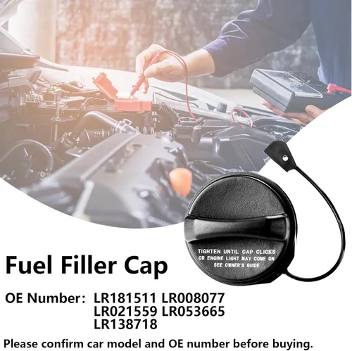 Vista 2 de Tapa del depósito de combustible para Land Rover Defender Discovery LR3 LR4 Range Rover reemplazar LR181511 LR008077 LR021559 LR053665 LR138718