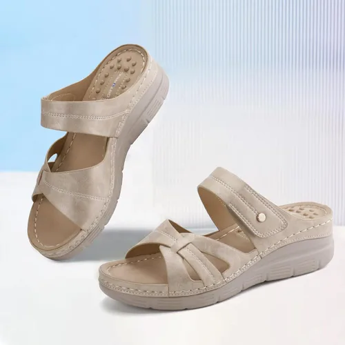Vista 8 de Ortho + Rest Sandalias ortopédicas cómodas para mujer, sandalias ortopédicas para caminar con soporte de arco