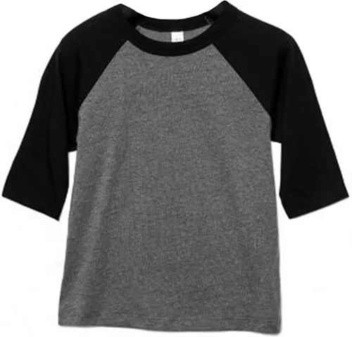 Vista 5 de Bella + Canvas - Camiseta de béisbol de manga 34 (3200Y)