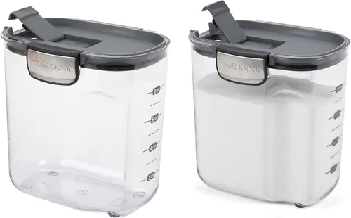 Vista 11 de Progressive International ProKeeper+ Juego de recipientes herméticos de plástico transparente para organización de la cocina del panadero