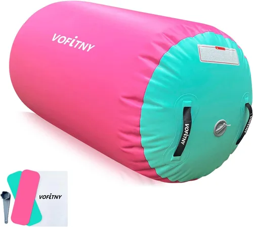 Vista 9 de VOFiTNY Gimnasia Equipo de Tumbling Barril de aire Inflable Octágono Vaso Rodillo Back Bend Trainer Animadoras Sin Bomba