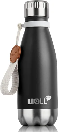 Vista 13 de Botella de Agua de 9 oz para Niños - Botella de Agua Pequeña de Acero Inoxidable para la Escuela con Aislamiento al Vacío de Metal a Prueba de Fugas