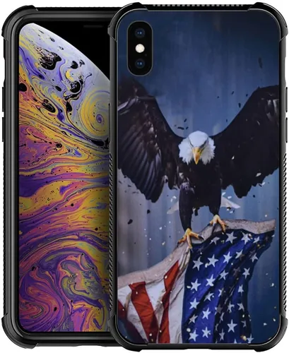Vista 24 de DJSOK Funda compatible con iPhone 7/8 Plus, diseño con patrón de parachoques trasero, esquinas reforzadas contra arañazos, esquinas reforzadas