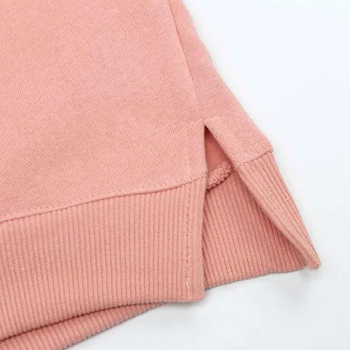 Vista 6 de Sudadera básica con capucha para bebés y niñas, color sólido, con capucha, ropa de otoño e invierno
