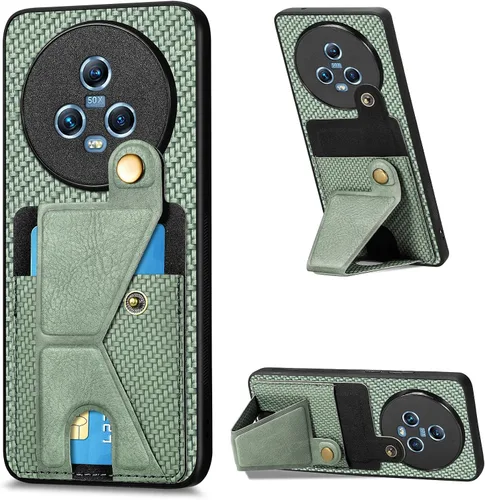 Vista 74 de Funda para Oppo K10x / OnePlus Nord CE 2 Lite 5G Funda para Realme 9 5G / 9 Pro / Q5 / V25 Funda de piel sintética con ranuras para tarjetas