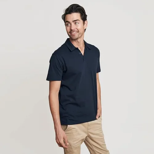 Vista 3 de True Classic Camisas polo para hombre, camisas de golf ajustadas de primera calidad para hombres y hombres, polos de manga corta, color negro, Negro