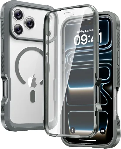 Vista 92 de Carcasa Diaclara diseñada para iPhone 12/12 Pro, carcasa completa resistente con protector de pantalla táctil y antiarañazos integrado, carcasa
