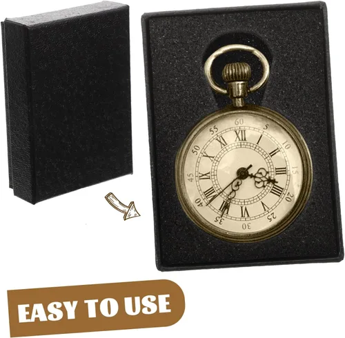 Vista 4 de Holibanna 4pcs Single Watch cases for men Watch organizer Pocket relojes para hombre mens jewelry organizer man watches for men mens wristwatch