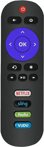 Vista 3 de Repuesto para control remoto RCA Roku TV, compatible con todos los televisores inteligentes RCA Roku