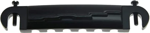 Vista 2 de Cordal de puente envolvente de guitarra eléctrica negra para Les Paul LP Junior Negro