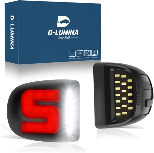 Vista 27 de D-Lumina Luces LED para matrícula, montaje de lámpara para Volkswagen VW Golf GTI MK4 MK5 MK6 MK7 CC Rabbit Polo EOS Phaeton Beetle Passat Scirocco
