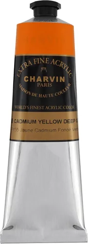 Vista 146 de Charvin Pintura acrílica profesional extrafina – verde absenta, tubo de 2.1 fl oz, pigmentos de triple fresado, resistente a la luz, pinturas