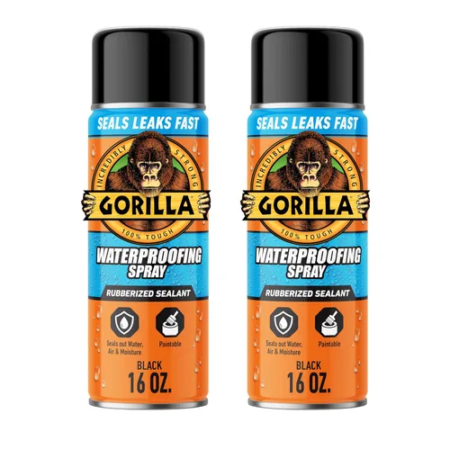 Vista 16 de Gorilla Aerosol blanco impermeable para parchar y sellar