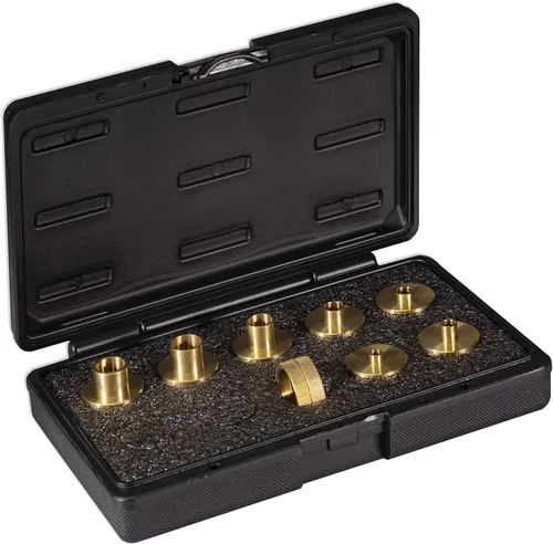 Vista 11 de POWERTEC Placa base universal de 6-1/2 pulgadas con pasador de centrado y cono. agujeros preperforados con tornillos para cable Porter, Bosch