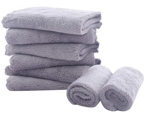 Vista 19 de Paquete de 8 paños grandes para eructos para bebé, 20 x 10 pulgadas, paños para eructos ultra absorbentes, paños de mano, toalla para recién nacido