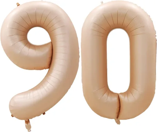Vista 78 de Goer, conjunto de globos de papel aluminio para decoraciones de cumpleaños, globos de las letras de feliz cumpleaños y de números Oro