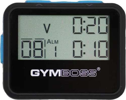 Vista 3 de Gymboss Temporizador de intervalos y cronómetro y correa de reloj - Paquete