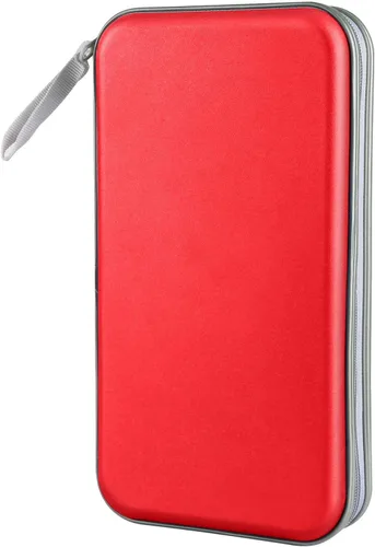 Vista 8 de Siveit Estuche para CD, Soporte para Estuche de DVD con Capacidad para 96 Discos de Plástico Duro, Estuches para Discos CD DVD, Carpeta Billetera