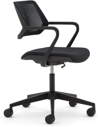 Vista 9 de Steelcase Silla QiVi, tela azul Jay