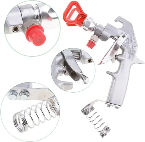 Vista 5 de JOLINO Silver Flex Plus Gun 248157 Pistola de pulverización sin aire con protector 5000 PSI