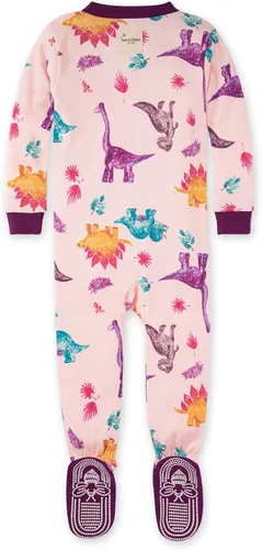 Vista 2 de Burt's Bees Baby - Pijama para bebé niña, con cremallera frontal, antideslizante, 100 % algodón orgánico