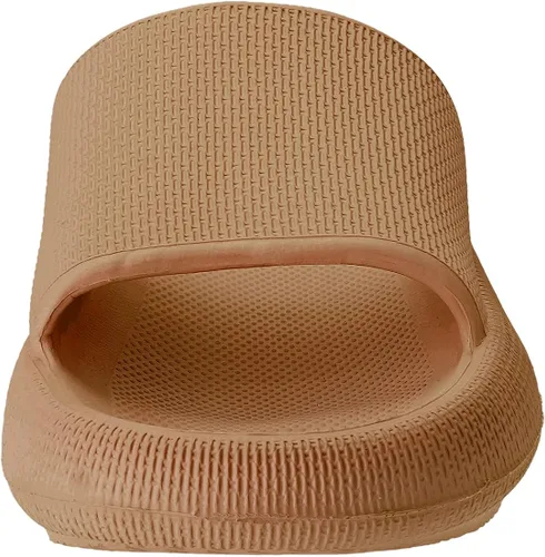 Vista 4 de Joomra - Sandalias acolchadas tipo pantuflas para mujeres y hombres antideslizantes de secado rápido sandalias para baño con suela gruesa