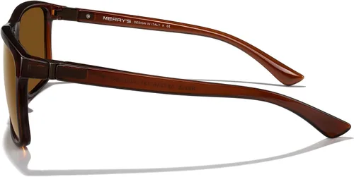 Vista 3 de MERRY'S - Gafas de sol deportivas rectangulares, lentes polarizados con protección UV400, para hombres y mujeres, gafas para ciclismo, conducción