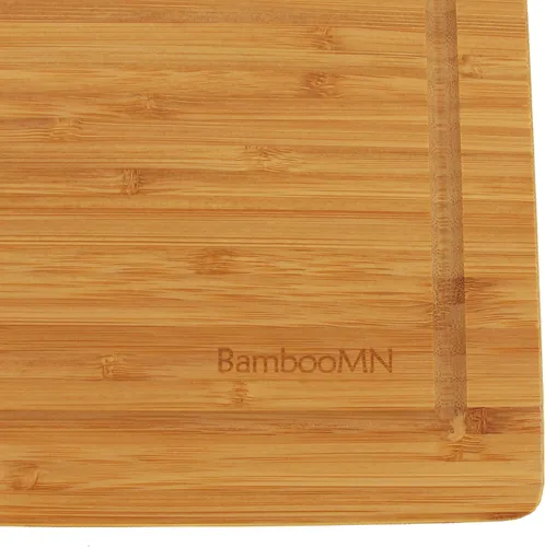 Vista 4 de BambooMN Cubierta de plancha de bambú/tabla de cortar para cocinas vikingas, cubierta de plancha vertical, grande (19 x 16.38 x 0.75 pulgadas)
