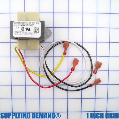 Vista 4 de Supplying Demand 46-24124-06 Transformador HVAC 40 VA 120/24V Canal 2 Orificio Montaje Modelo Específico No Universal