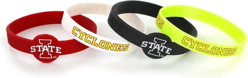 Vista 16 de aminco NCAA unisex-adult Silicone Bracelet (4-Pack)