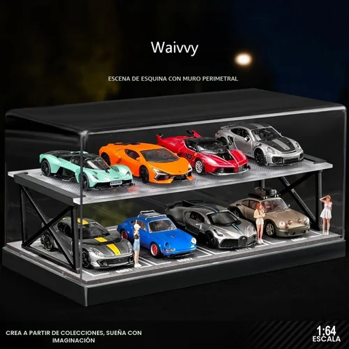 Vista 7 de Vitrina para Hot Wheels: 1 64 Exhibición de coches fundidos a presión