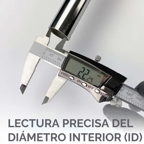 Vista 7 de General Tools Calibrador digital #147 - Herramienta de medición de precisión de 6 pulgadas - Regla de acero inoxidable