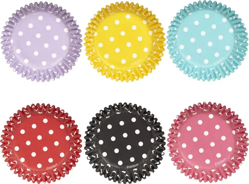 Vista 3 de Wilton Cupcake Liner - Tazas para hornear estándar, 300 unidades, lunares