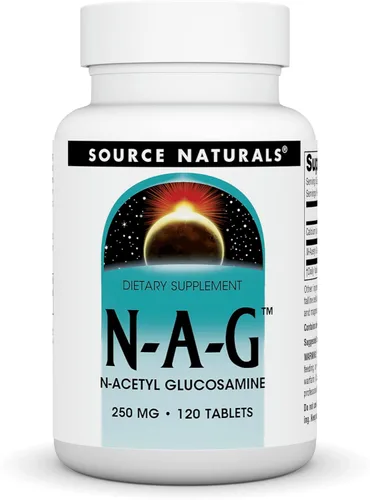 Vista 5 de Source Naturals N-A-G 250 mg de N-acetil glucosamina para apoyo articular y revestimiento intestinal - 60 tabletas