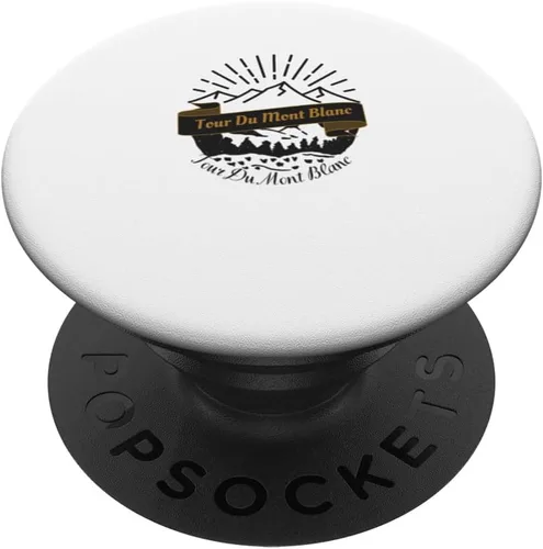 Vista 6 de Tour Du Mont Blanc Retro Vintage Vacaciones Recuerdo PopSockets MagSafe PopGrip para iPhone