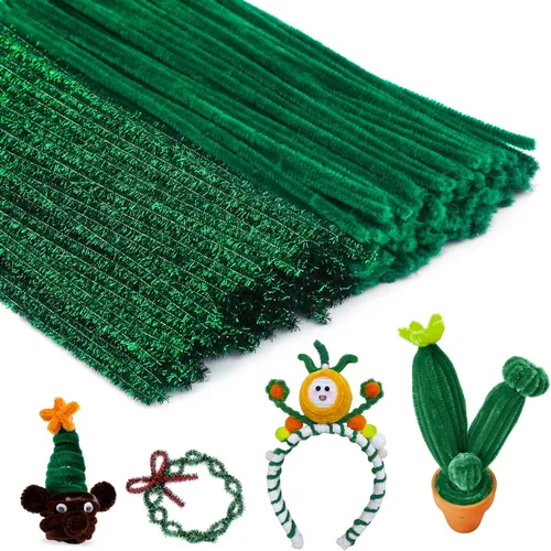 Vista 18 de 150 piezas de limpiapipas de chenilla marrón oscuro, limpiapipas peludos, bricolaje para manualidades creativas hechas a mano, proyectos de arte