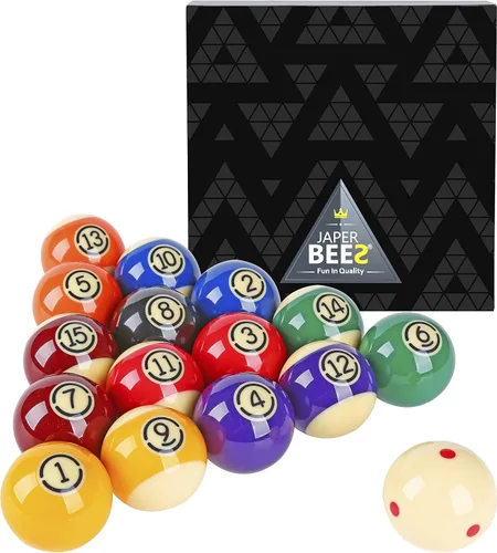 Vista 9 de JAPER BEES Juego de Bolas de Billar Bolas de Piscina Set de Billar