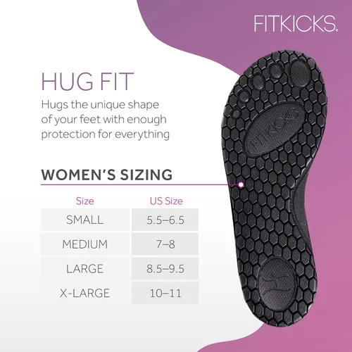 Vista 4 de FITKICKS Zapatos de agua deportivos plegables para mujer, estilo de vida activo, minimalistas, descalzos, para yoga