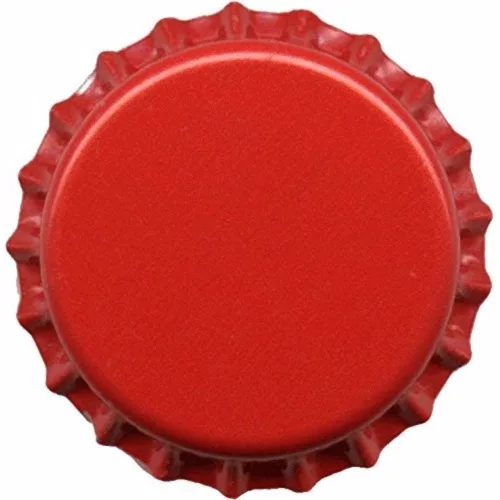 Vista 2 de Tapas de botella de corona absorbentes de oxígeno rojo para elaboración casera, 144