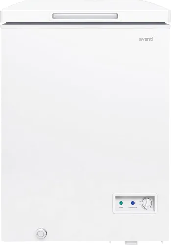 Vista 3 de Avanti CF35F0W - Congelador de cofre listo para garaje (3.5 pies cúbicos), color blanco