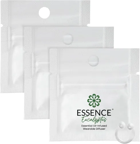 Vista 41 de Essence - Difusor nasal de aromaterapia portátil, anillo de nariz de aceite esencial de bergamota, inhalador de silicona para apoyo del estrés