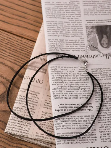 Vista 7 de Sacina Layered Black Choker, Brown Choker, Boho Necklace, Hippie Necklace, Gothic Necklace, Black Choker Necklace for Women, Christmas Jewelry Gift