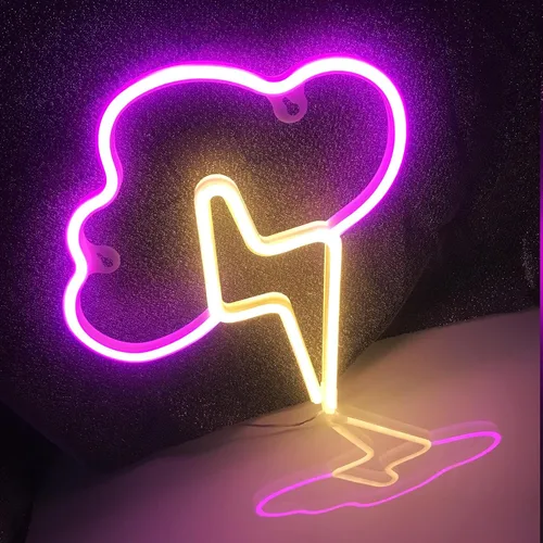 Vista 131 de Letrero de neón de amor para dormitorio, USB o batería, luz de neón para pared, luz de neón LED como letreros de pared de neón para niñas, letrero