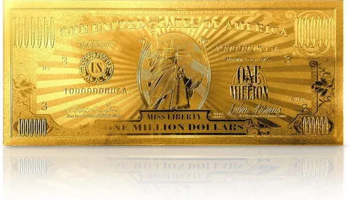 Vista 3 de American Art Classics Billete conmemorativo del millón de dólares de oro