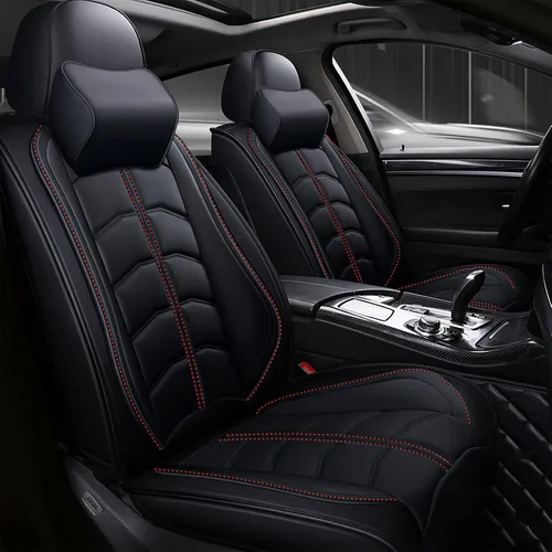 Vista 15 de Funda de asiento de automóvil para Mini Cooper 2002-2012, duradera, resistente al desgaste, impermeable, transpirable, sin olor, accesorios para Rojo